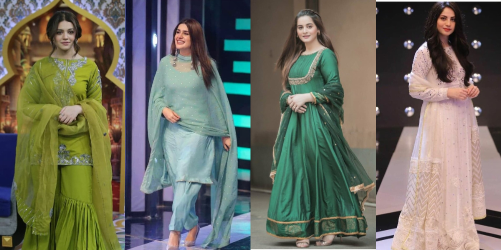 Pakistani and Indian-celebrities-in-Asian-clothing